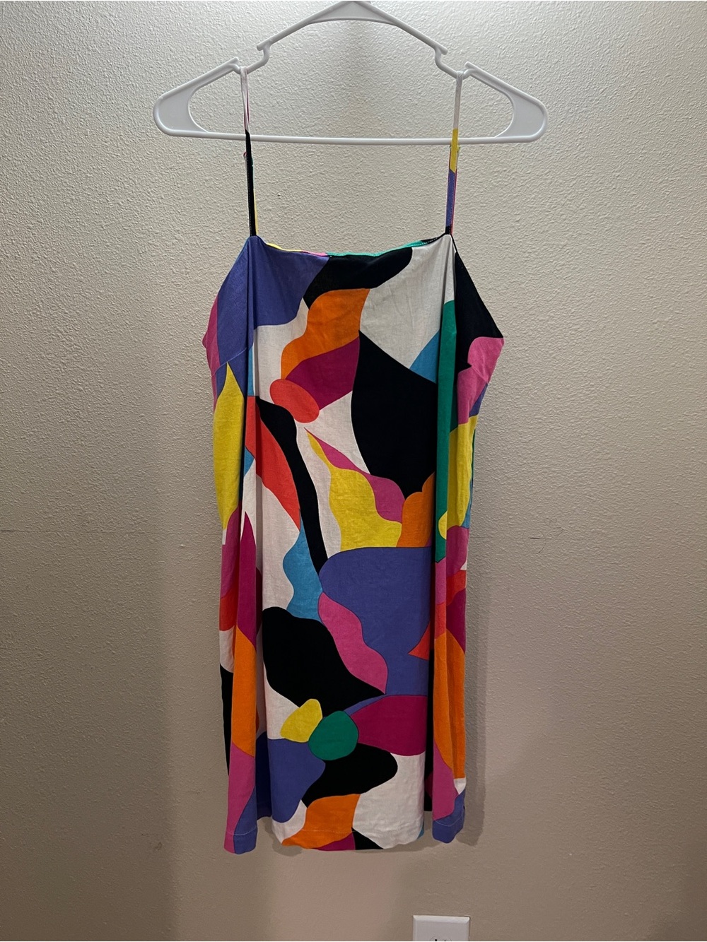 Colorful Abstract Print Dress